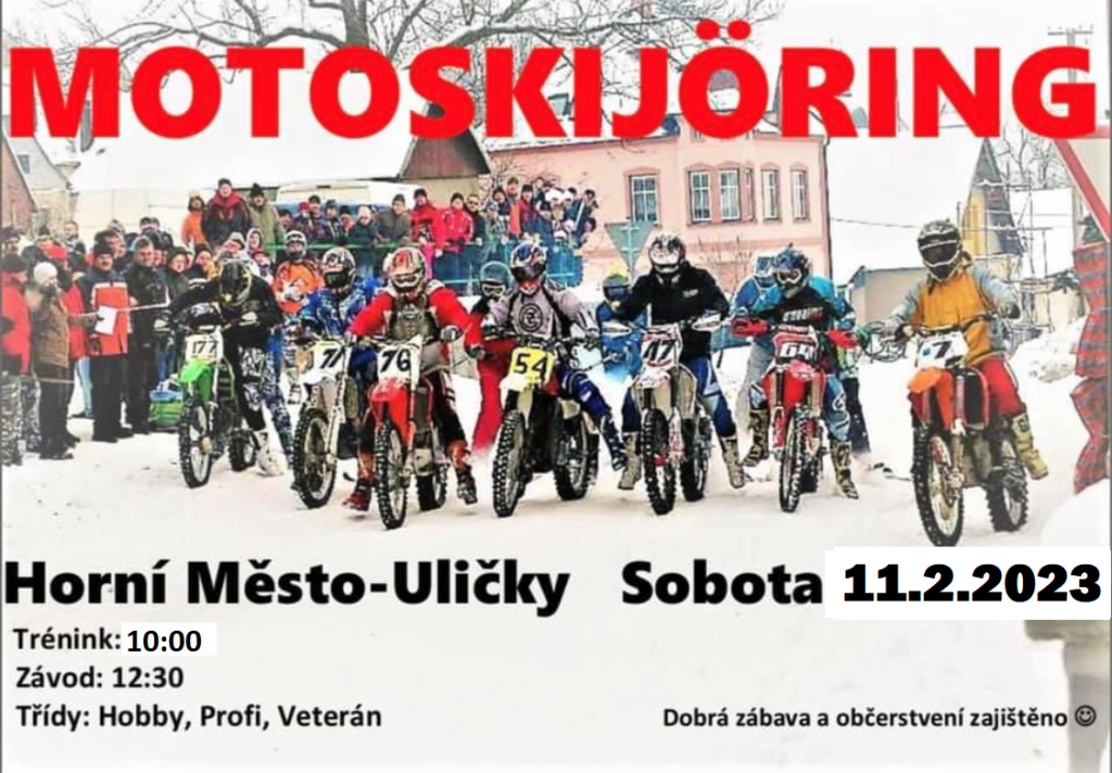 MOTOSKIJÖRING Horní Město – ULIČKY 2023